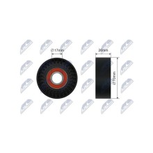 Galet enrouleur de courroie de distribution Pour HYUNDAI ACCENT II