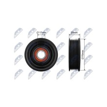 Auxiliary Idler Pulley NTY RRK-MZ-003 OE Ref Z60115940