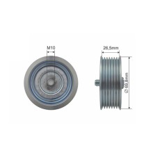 Auxiliary Idler Pulley NTY RRK-NS-005 OE Ref 11925JK20A