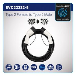 32AMP 3P2F TO 2M5M CABLE OE QUALITY EVC22332-5