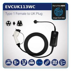 13AMP 1F TO UK WC OE QUALITY EVCUK113WC