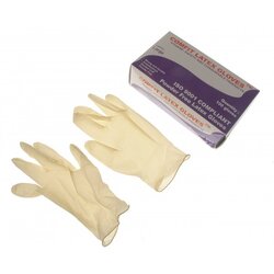 LATEX DISP GLOVES POWD FREE - Medium 100pc OE QUALITY LG201FM