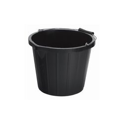 BLACK BUCKET 15L - METAL HANDLE OE QUALITY MOGG57