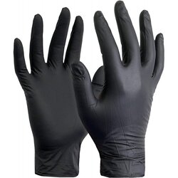 BLACK NITRILE GLOVES X LARGE OE QUALITY NG301FXL