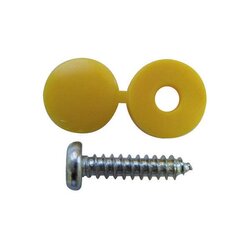 NUMBER PLATE FITTINGS YELLOW OE QUALITY PEAPWN099