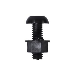 NO PLATE SCREWS/NUTS BLACK OE QUALITY PEAPWN627