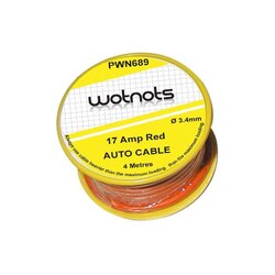WIRING CABLE SINGLE 17AMP X 4M OE QUALITY PEAPWN689