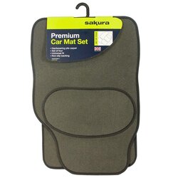 SAKURA - GREY CARPET MATS FULL SET OE QUALITY SAKCMS1GY