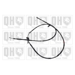 Handbrake Cable QUINTON HAZELL BC2432 OE Ref 82441388