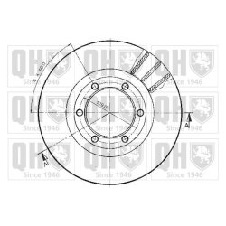 Brake Disc QUINTON HAZELL BDC3747 OE Ref S08333251 QUINTON HAZELL