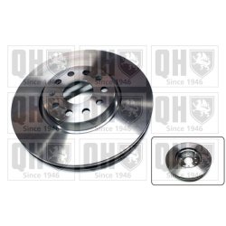 Brake Disc QUINTON HAZELL BDC6048 OE Ref 1K0615301AJ QUINTON HAZELL
