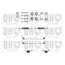 Brake Shoe Accessory Kit QUINTON HAZELL BFK262
