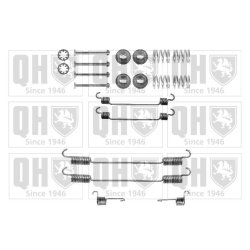 Brake Shoe Accessory Kit QUINTON HAZELL BFK390 QUINTON HAZELL