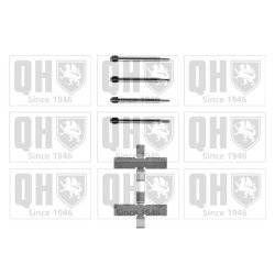 Brake Disc Pad Accessory Kit QUINTON HAZELL BFK600