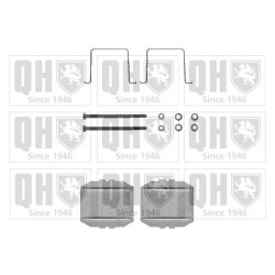 Brake Disc Pad Accessory Kit QUINTON HAZELL BFK617