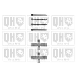 Brake Disc Pad Accessory Kit QUINTON HAZELL BFK654 QUINTON HAZELL