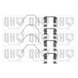 Brake Disc Pad Accessory Kit QUINTON HAZELL BFK695 QUINTON HAZELL