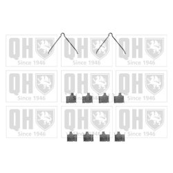 Brake Disc Pad Accessory Kit QUINTON HAZELL BFK697