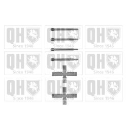 Brake Disc Pad Accessory Kit QUINTON HAZELL BFK805