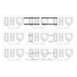 Brake Disc Pad Accessory Kit QUINTON HAZELL BFK806