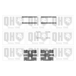 Brake Disc Pad Accessory Kit QUINTON HAZELL BFK814