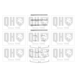 Brake Disc Pad Accessory Kit QUINTON HAZELL BFK815