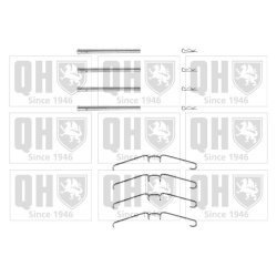 Brake Disc Pad Accessory Kit QUINTON HAZELL BFK867