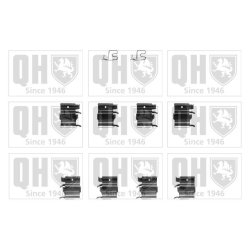 Brake Disc Pad Accessory Kit QUINTON HAZELL BFK899