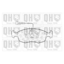 Brake Pad Set QUINTON HAZELL BP1002 OE Ref 77362178 QUINTON HAZELL