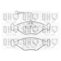 Brake Pad Set QUINTON HAZELL BP1014 OE Ref 8660004616 QUINTON HAZELL