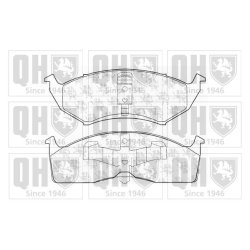 Brake Pad Set QUINTON HAZELL BP1031 OE Ref 0101889S QUINTON HAZELL