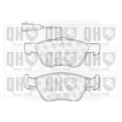 Brake Pad Set QUINTON HAZELL BP1048 OE Ref 9948334 QUINTON HAZELL