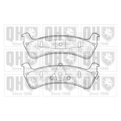 Brake Pad Set QUINTON HAZELL BP1058 OE Ref 3329139 QUINTON HAZELL