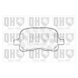 Brake Pad Set QUINTON HAZELL BP1075 OE Ref 0446502010 QUINTON HAZELL