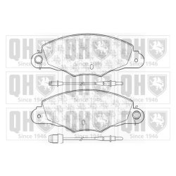 Brake Pad Set QUINTON HAZELL BP1077 OE Ref 425145 QUINTON HAZELL