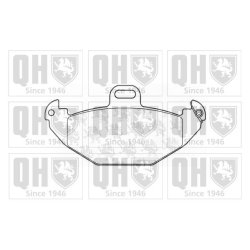 Brake Pad Set QUINTON HAZELL BP1088 OE Ref 7701205491 QUINTON HAZELL