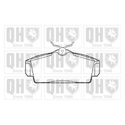 Brake Pad Set QUINTON HAZELL BP1097 OE Ref 410602F525 QUINTON HAZELL
