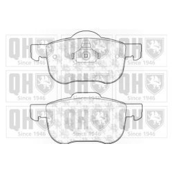 Brake Pad Set QUINTON HAZELL BP1103 OE Ref 2724011 QUINTON HAZELL