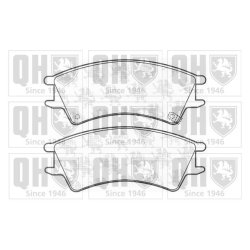Brake Pad Set QUINTON HAZELL BP1115 OE Ref 5810102A00 QUINTON HAZELL