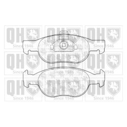 Brake Pad Set QUINTON HAZELL BP1131 OE Ref 8660004746 QUINTON HAZELL