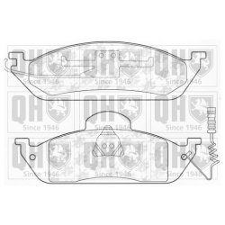 Brake Pad Set QUINTON HAZELL BP1134 OE Ref 1634200020 QUINTON HAZELL