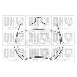 Brake Pad Set QUINTON HAZELL BP115 OE Ref 75242565 QUINTON HAZELL