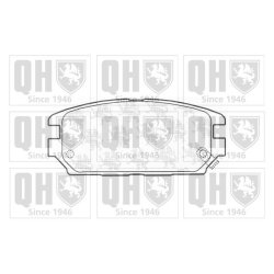 Brake Pad Set QUINTON HAZELL BP1163 OE Ref MB857610 QUINTON HAZELL