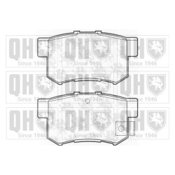Brake Pad Set QUINTON HAZELL BP1181 QUINTON HAZELL