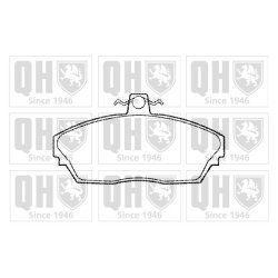 Brake Pad Set QUINTON HAZELL BP1183 QUINTON HAZELL