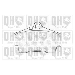 Brake Pad Set QUINTON HAZELL BP1190 OE Ref 98635293900 QUINTON HAZELL