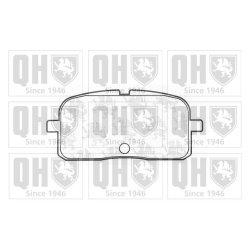 Brake Pad Set QUINTON HAZELL BP1197 OE Ref 0446618010 QUINTON HAZELL