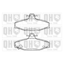 Brake Pad Set QUINTON HAZELL BP1209 OE Ref 18021875 QUINTON HAZELL
