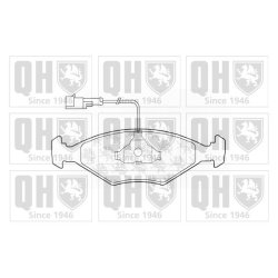 Brake Pad Set QUINTON HAZELL BP1213 OE Ref 71738156 QUINTON HAZELL