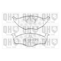 Brake Pad Set QUINTON HAZELL BP1224 OE Ref 6E0698151 QUINTON HAZELL